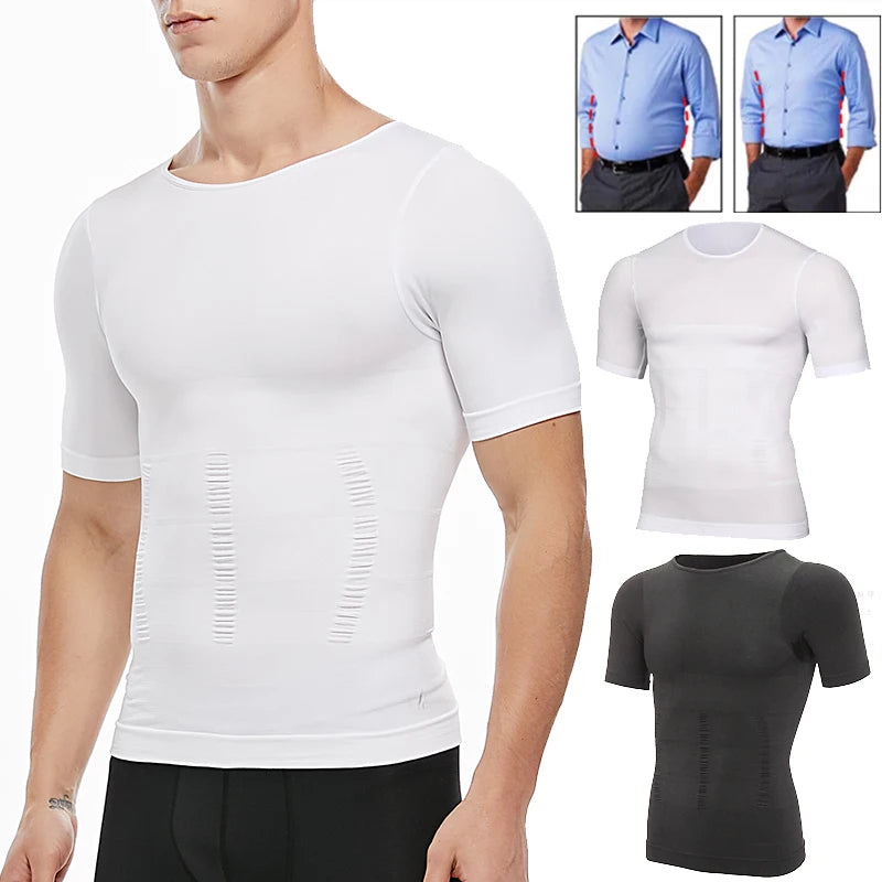 Men Slimming Body Shaper Belly Control Shapewear Man Shapers Modeling ...